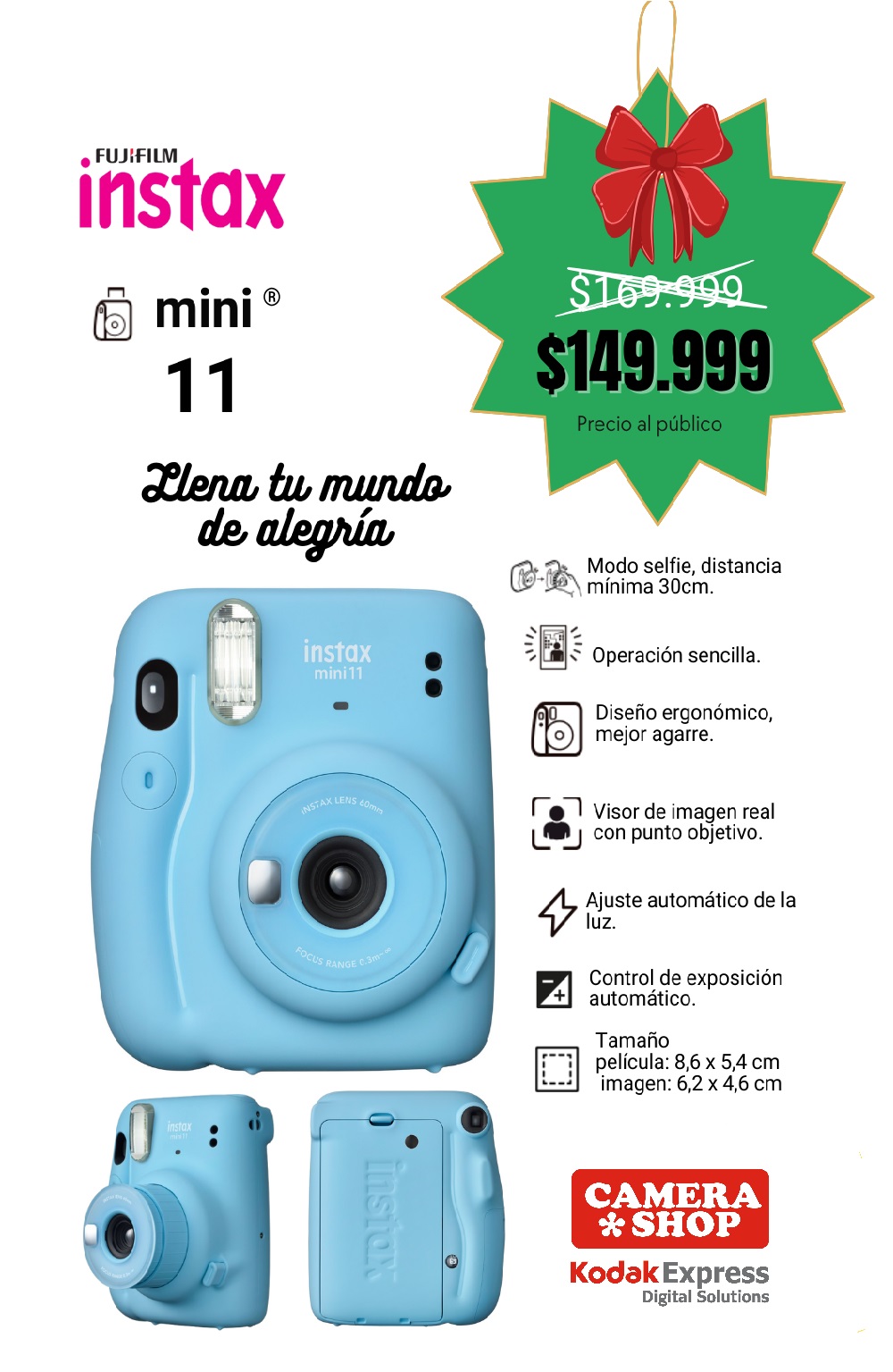 CAMARA INSTAX FUJI MINI 11